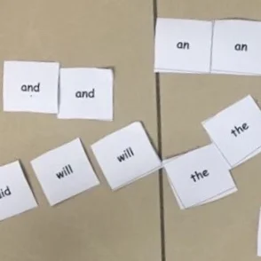 A CVC words activity