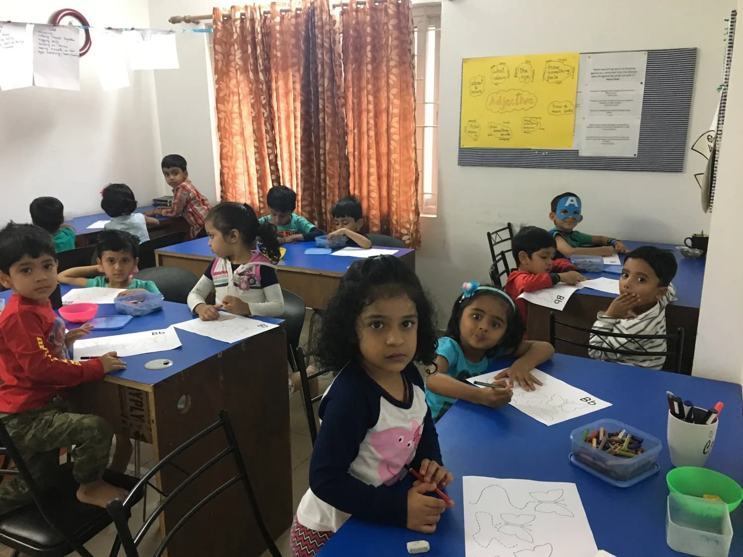 A story session with an activity