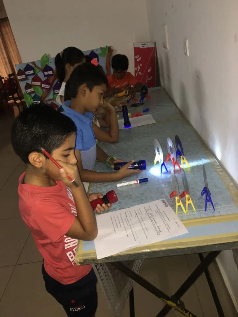 A workshop in session